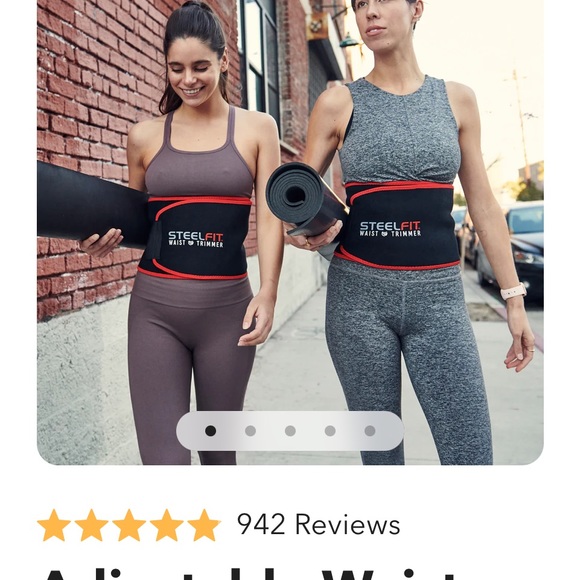 NWT- SteelFit waist/sweat trimmer; designed for both men & women... - Picture 2 of 4